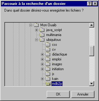 parcourir dossiers