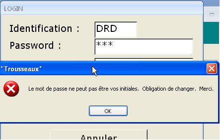 Login en action